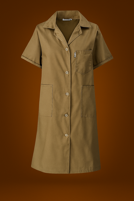 Ladies Polycotton Housecoat – Comfortable, Practical, Reliable