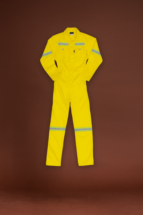 1 PIECE BOILER SUIT  OVERALL J54 SABS APPROVED - 100% COTTON REFLECTIVE
