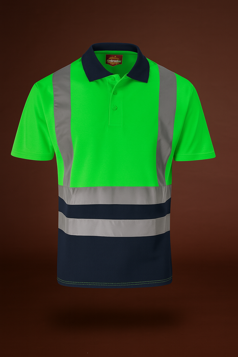 Two Tone Polo Shirt c/w Ref Tape