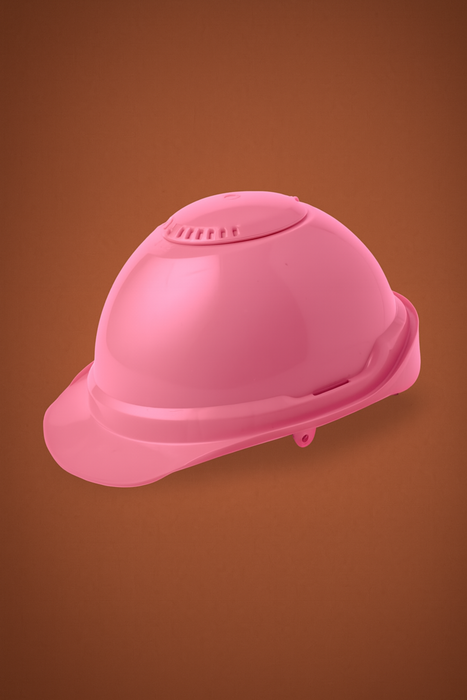 NIKKI HARD HAT- PINK/SABS -protection and durability