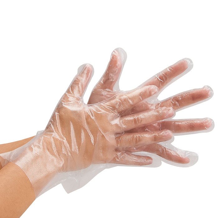 100pcs Disposable Plastic Glove